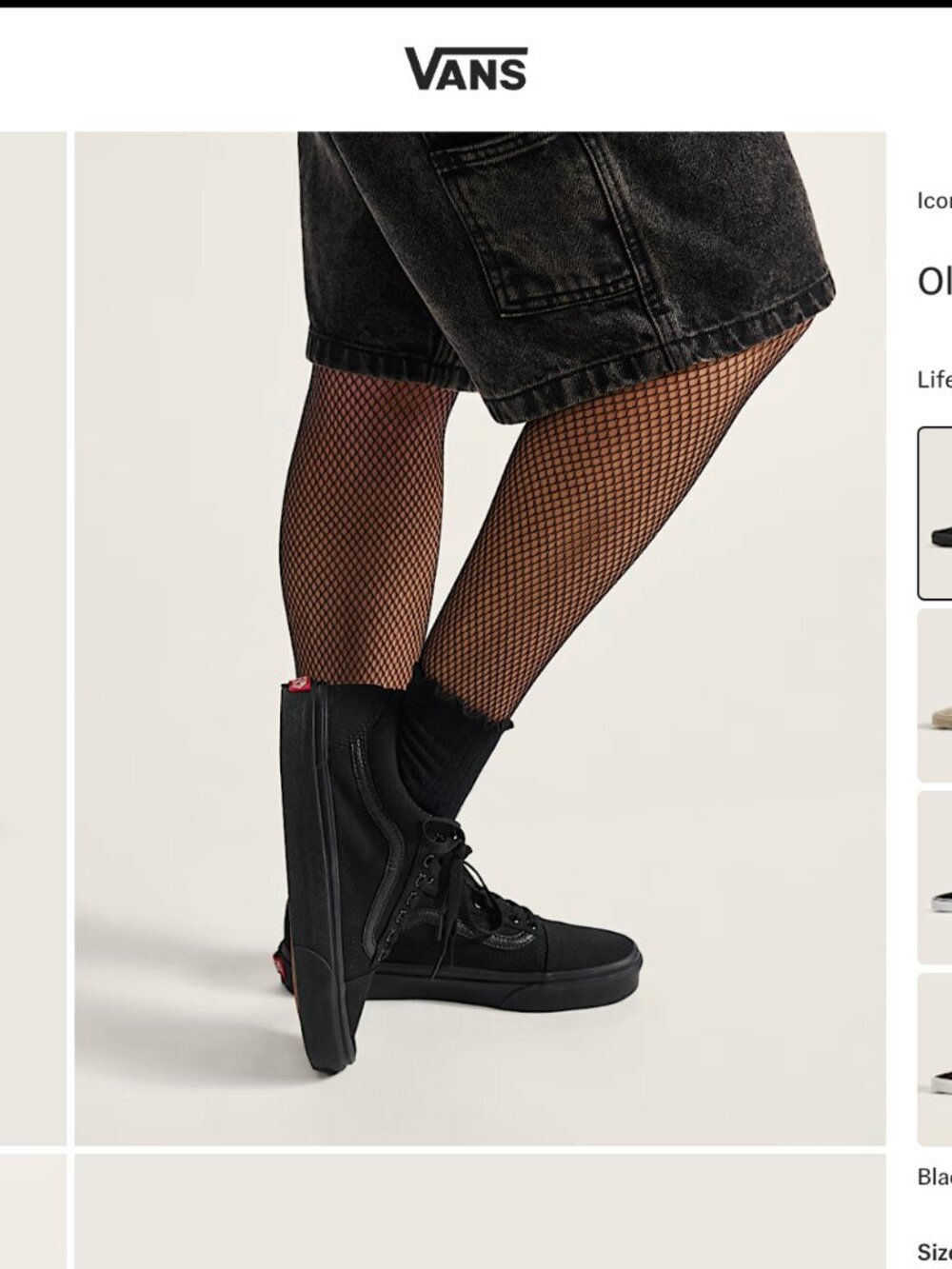 Vans Old Skool Blackout ComfyCush